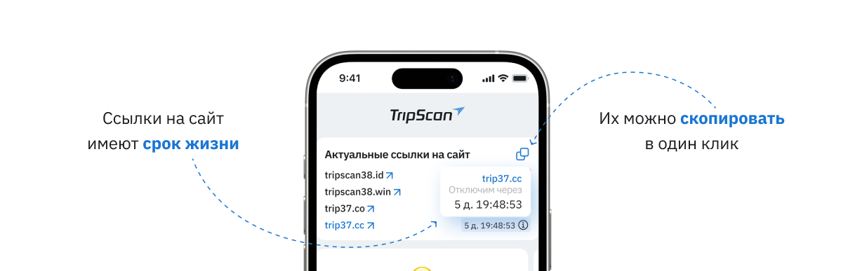 Трипскан официальный на смартфоне